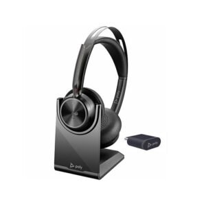 Poly Voyager Focus 2 UC, Microsoft Teams USB-C, with Charge Stand 214433-02