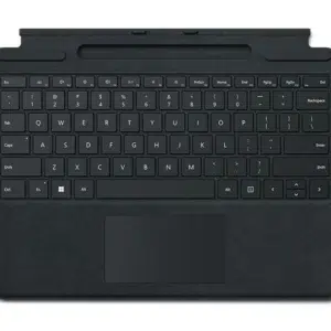 Microsoft Surface Pro Signature Type Cover Black Alcantara Fabric with Copilot Key (8XB-00153)