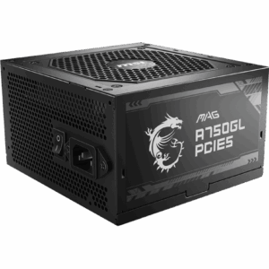 MSI - MAG A750GL PCIE 5.0, 80 GOLD Fully Modular  PSU, 12VHPWR Cable, ATX 3.0 MPS 2010 7 YRS