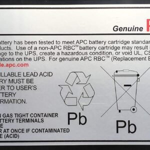APC Replacement Battery Cartridge #132 with 2 Year Warranty
