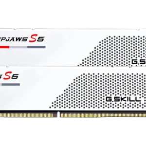 G.Skill Ripjaws S5 32G Kit White 2X16G DDR5 5200MHZ CL40-40-40-83 FS-5200J4040A16GX2-RS5W