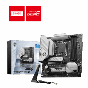 MSI B760M PROJECT ZERO GEN 5 1700 MOTHERBOARD MB 8091